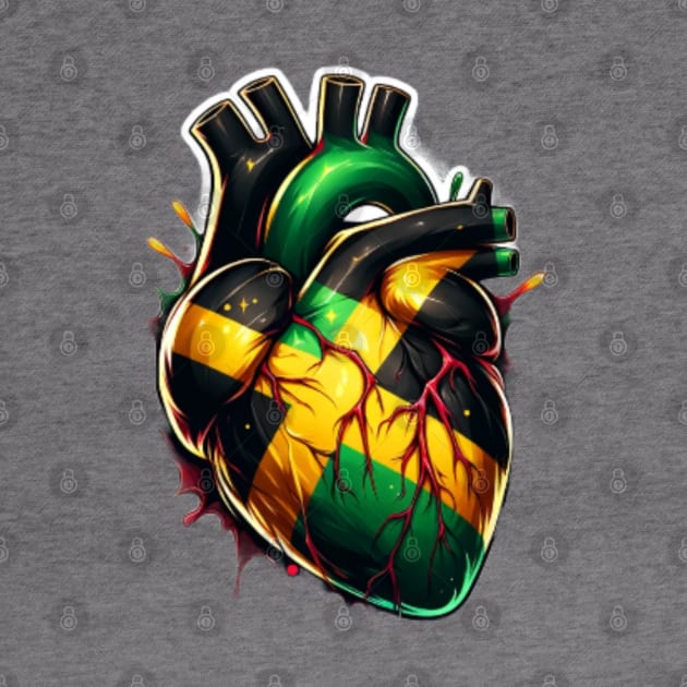 Jamaican Heart by InnerMirrorExpressions